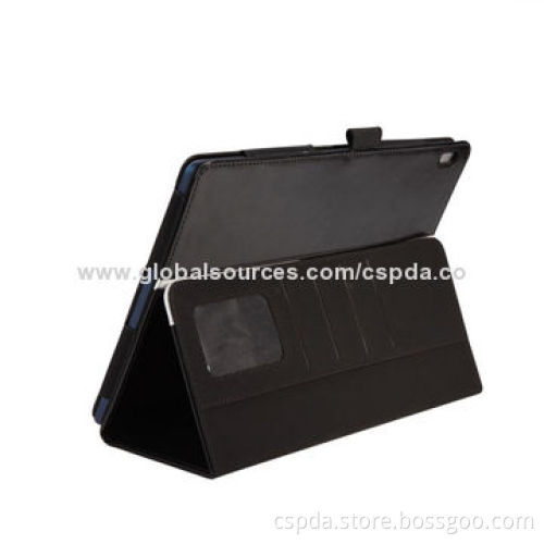 Folio Stand Cases for Lenovo Tab A10-70 A7600 with Card Slots and White Stripe